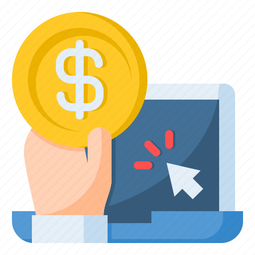 Pay, per, click, ppc, money, cursor, pay per click icon - Download on Iconfinder