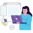 cyber security, devloper, security, protection 