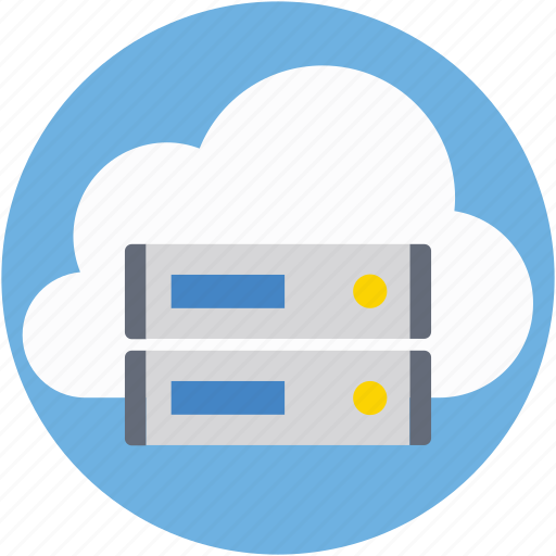 Cloud server, icloud, information access, network, server rack icon - Download on Iconfinder