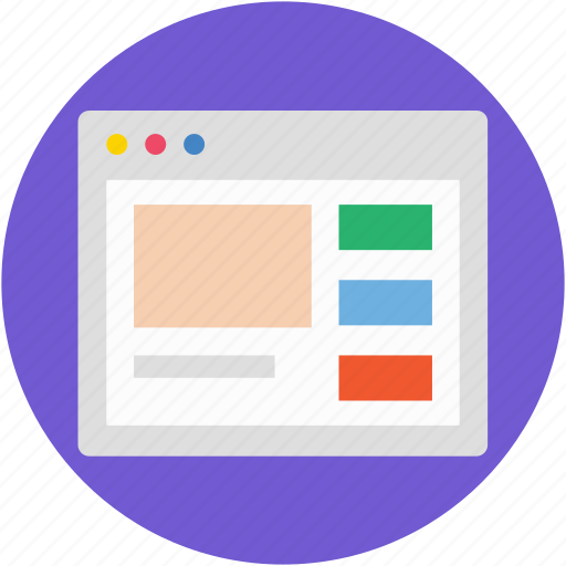 Web content, web grid, web layout, webpage, wireframe icon - Download on Iconfinder