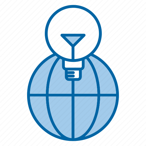Bulb, global, idea, solution icon - Download on Iconfinder