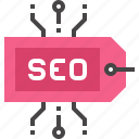badge, label, network, search, seo, tag, title