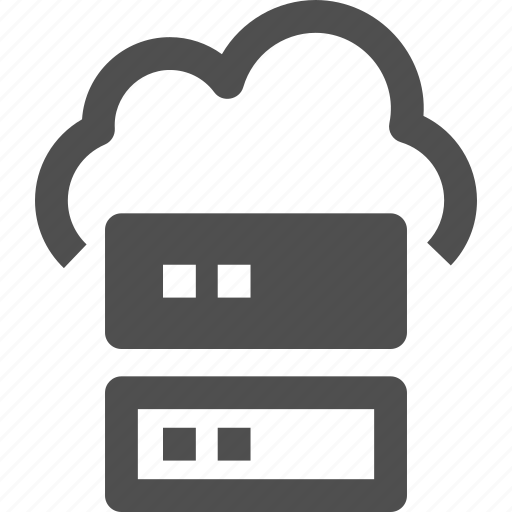 Cloud server, cloud storage, data transfer, database icon - Download on Iconfinder