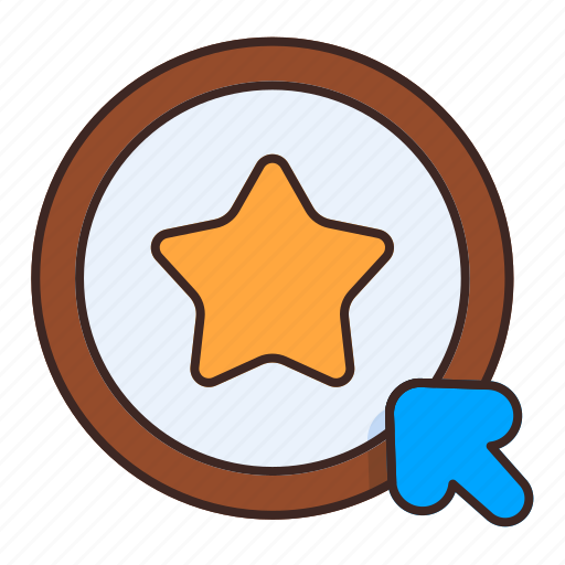 Loyalty, click, rating, rank, star, premium, hand icon - Download on Iconfinder