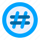 hastag, tag, social, media, network, user, interface 
