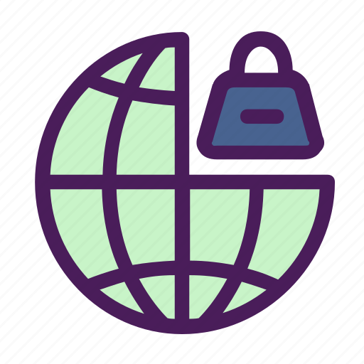 Close, lock, open, secure, world icon - Download on Iconfinder