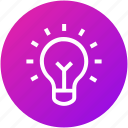bulb, business, creativity, idea, light, seo