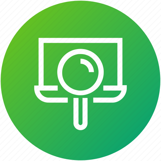 Laptop, magnifier, search, seo, website icon - Download on Iconfinder