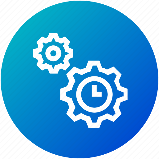 Cogs, gears, optimization, seo, time icon - Download on Iconfinder