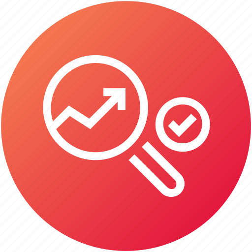 Check, graph, magnifier, search, seo, success icon - Download on Iconfinder
