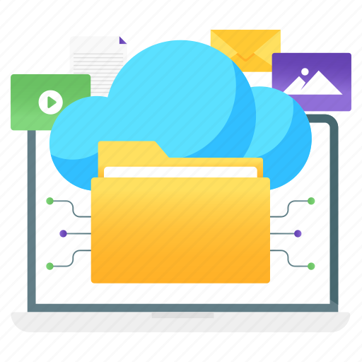 Cloud, storage, cloud database, cloud hosting, cloud storage, cloud data, cloud computing icon - Download on Iconfinder