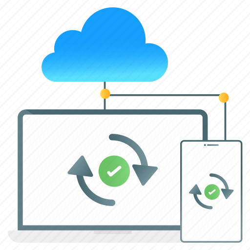 Cloud, sync, cloud backup, cloud sync, cloud synchronization, cloud refresh, cloud update icon - Download on Iconfinder