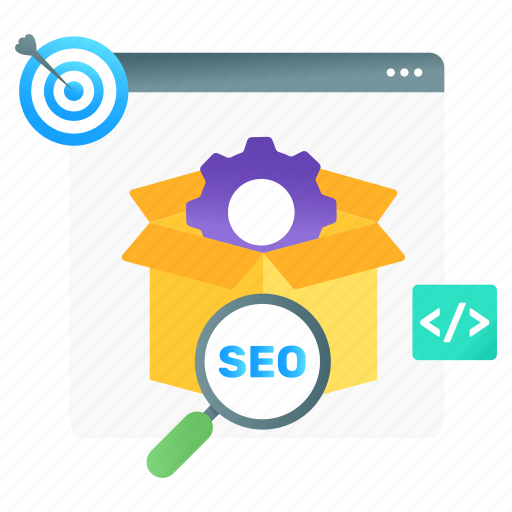 Seo, package, seo package, seo parcel, seo cardboard, seo service providers, seo box icon - Download on Iconfinder
