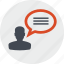 comment, communication, customer, forum, line, review, testimonials 