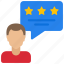 avatar, rating, review, seo, testimonial, user 