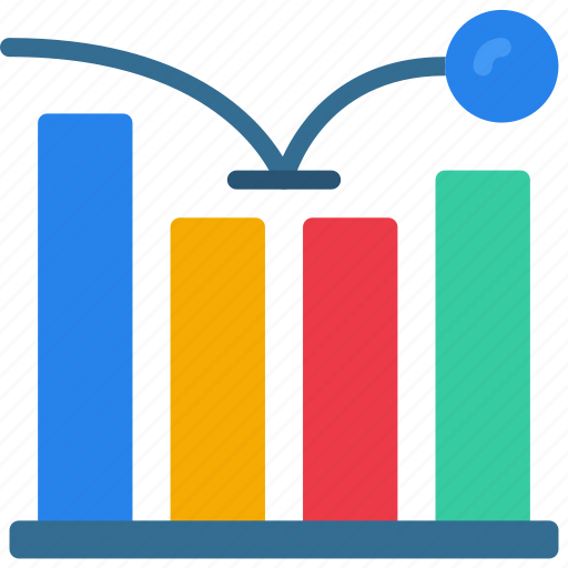 Barchart, bounce, linegraph, metrics, rate, seo icon - Download on Iconfinder