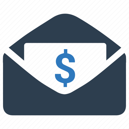Email, envelope, letter, letter envelope, letter pack with dollar sign, message, newsletter icon - Download on Iconfinder