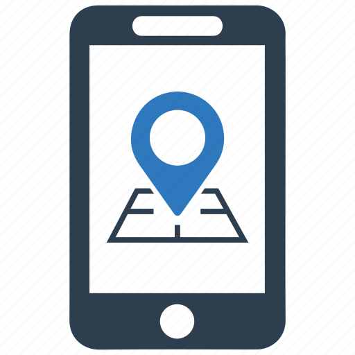 Gps, location, marker, mobile, navigation, phone, pin icon - Download on Iconfinder