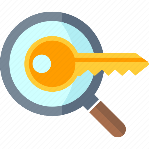 Magnifier, seo, search keyword icon - Download on Iconfinder