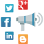 advertising, communication, internet marketing, megaphone, news, online marketing, seo, social media, web 