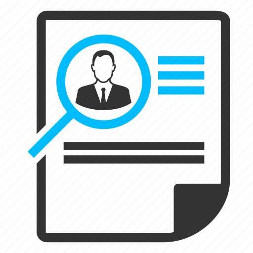 Job, job search, listing, profile, profile search, search, human resources icon - Download on Iconfinder