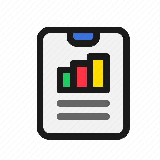 Reports, statistics, analytics, stats, clipboard, data, chart icon - Download on Iconfinder