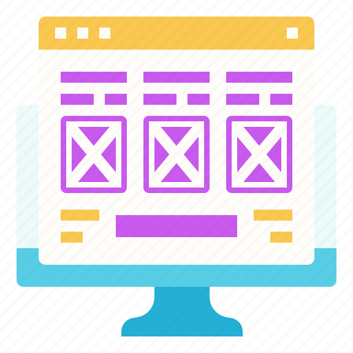 Design, file, page, prototype, web, website, wireframe icon - Download on Iconfinder