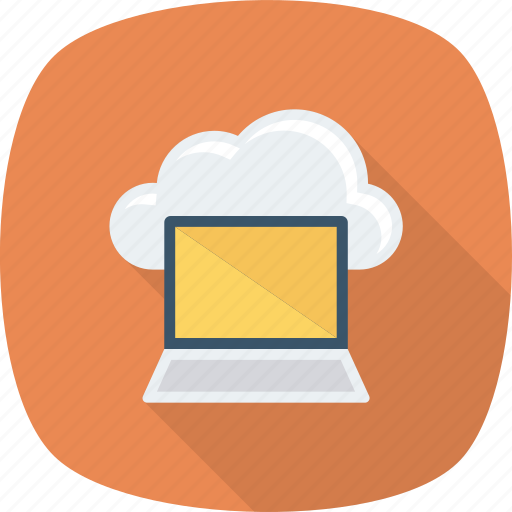 Cloud, computer, computing, device, laptop, macbook icon - Download on Iconfinder