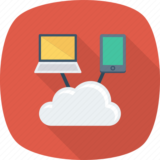 Cloud, data, laptop, mobile, online, sharing, storage icon - Download on Iconfinder