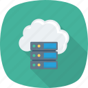 cloud, database, server, storage
