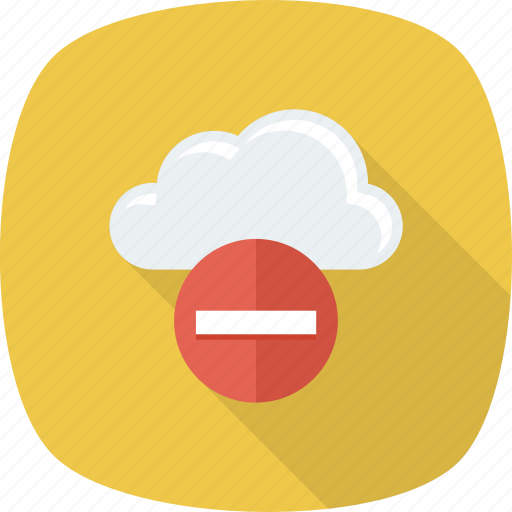 Cloud, delete, minus, remove icon - Download on Iconfinder