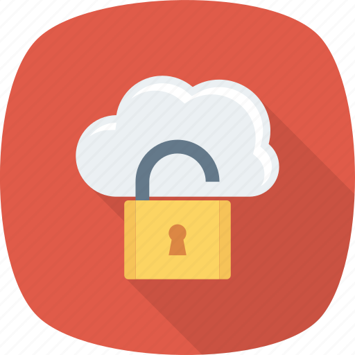 Cloud, hosting, storage, unlock icon - Download on Iconfinder
