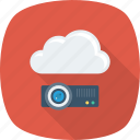 cloud, device, projection, projector