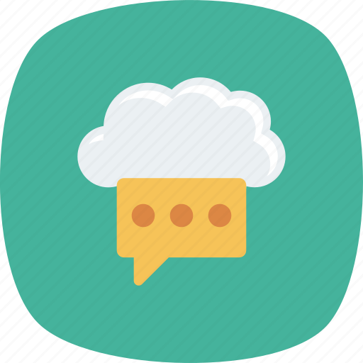 Blog, chat, cloud, clouding, comment, forum, write icon - Download on Iconfinder