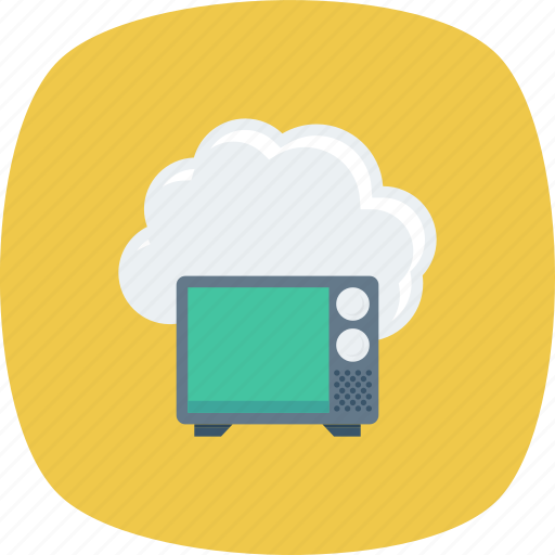 Broadcast, cloud, data, retro, storage icon - Download on Iconfinder