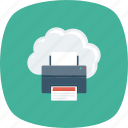 cloud, facsimile, online, printer, printing 