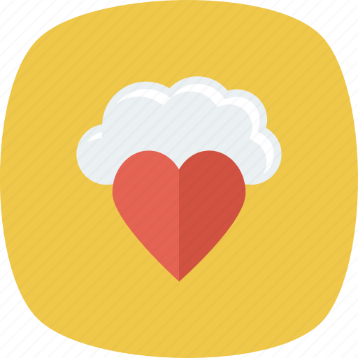 Cloud, favorite, heart, love, romance icon - Download on Iconfinder
