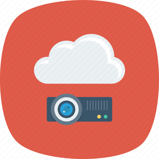 Cloud, device, projection, projector icon - Download on Iconfinder