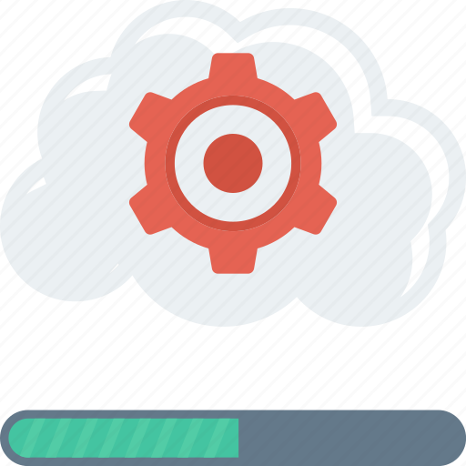 Cloud, gear, loading, options, setting icon - Download on Iconfinder