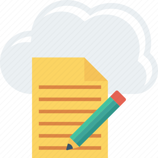 Cloud, document, edit, file, pencil, storage icon - Download on Iconfinder