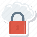 cloud, key, lock, security