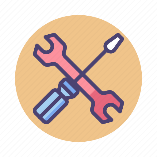 Maintenance, tools, repair, screwdriver, wrench icon - Download on Iconfinder