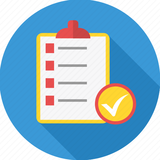 Checklist, clipboard, tickmark, business, list, report icon - Download on Iconfinder
