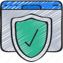 badge, browser, online, security, seo, website
