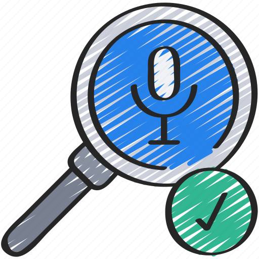 Friendly, glass, magnifying, microphone, search, voice icon - Download on Iconfinder