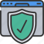 badge, browser, online, security, seo, website 