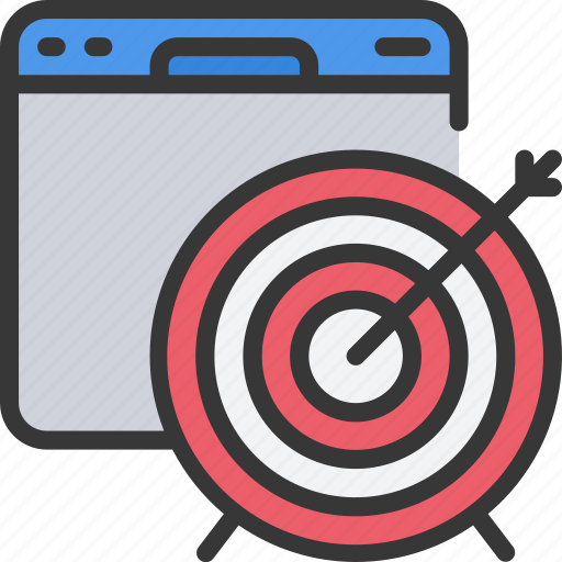 Browser, seo, target, targets, website, window icon - Download on Iconfinder