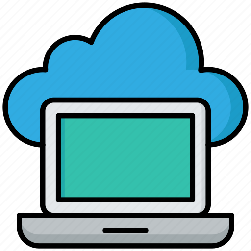 Seo, cloud, computing, laptop, server, data icon - Download on Iconfinder