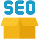 seo, package, delivery, box