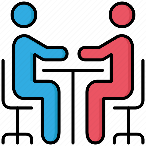 Seo, conversation, meeting, discuss, office, talk icon - Download on Iconfinder